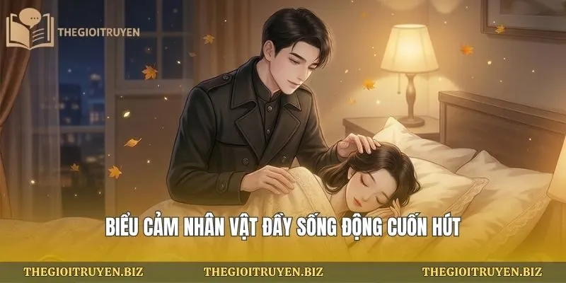 Biểu cảm nhân vật đầy sống động cuốn hút