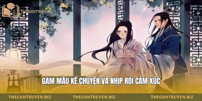 Gam màu kể chuyện và nhịp rơi cảm xúc