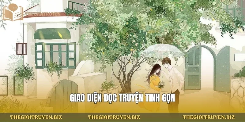 Giao diện đọc truyện tinh gọn